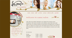 Desktop Screenshot of larocsalon.com